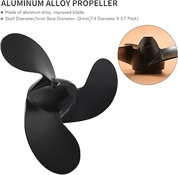 zutaa Propeller F6 for 2.5HP 3.5HP / Mercury 3.3HP 48